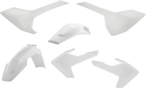 [Acerbis] Kit de plasticos completos [Color: Blanco] Husqvarna FE 250-350-450-501 17-19, TE 150-250-300 17-19, TE i 250-300 18-19