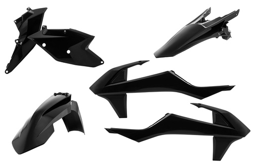 [Acerbis] Kit de plasticos completos [Color: Negro] KTM EXC-F 250-350-450-500 17-19, XC-W 150-250-300 17-19, XC-W TPI 300 2019