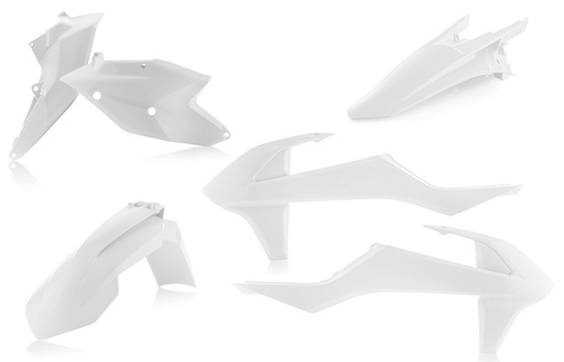[Acerbis] Kit de plasticos completos [Color: Blanco] KTM EXC-F 250-350-450-500 17-19, XC-W 150-250-300 17-19, XC-W TPI 300 2019
