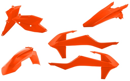 [Acerbis] Kit de plasticos completos [Color: Naranja] KTM EXC-F 250-350-450-500 17-19, XC-W 150-250-300 17-19, XC-W TPI 300 2019