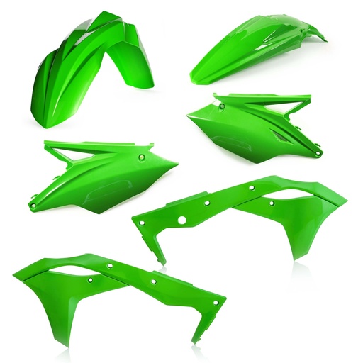 [Acerbis] Kit de plasticos completos [Color: Verde] Kawasaki KX F 250 2017