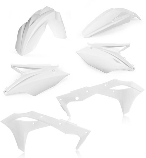 [Acerbis] Kit de plasticos completos [Color: Blanco] Kawasaki KX F 250 18-21