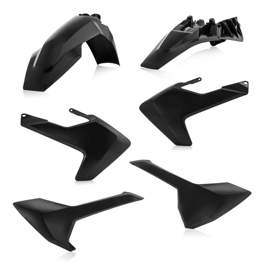 [Acerbis] Kit de plasticos completos [Color: Negro]