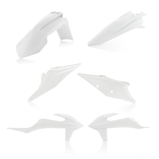 [Acerbis] Kit de plasticos completos [Color: Blanco] KTM SX 125-150-250 19-22, SX-F 250-350-450 19-22, XC-F 250-350-450 19-22