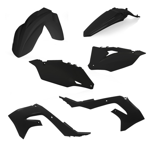 [Acerbis] Kit de plasticos completos [Color: Negro] Kawasaki KX 250-450 21-24, KX F 250-450 19-24