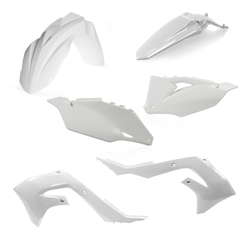 [Acerbis] Kit de plasticos completos [Color: Blanco] Kawasaki KX 250-450 21-24, KX F 250-450 19-24