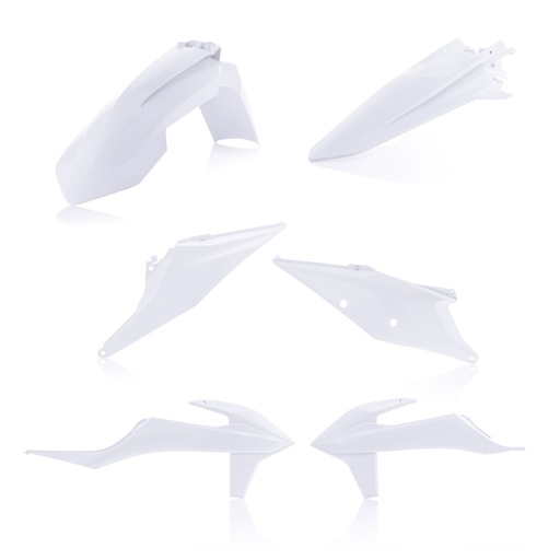 [Acerbis] Kit de plasticos completos [Color: Blanco] KTM SX 125-150-250 19-22, SX-F 250-350-450 19-22, XC-F 250-350-450 19-22