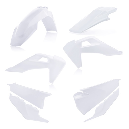[Acerbis] Kit de plasticos completos [Color: Blanco] Husqvarna FE 250-350-450-501 20-23, TE i 150-250-300 20-22