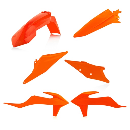 [Acerbis] Kit de plasticos completos [Color: Naranja] KTM EXC-F 250-350-450-500 20-23, XC-W 250-300 2023, XC-W TPI 300 20-22, XCF-W 350-500 20-22