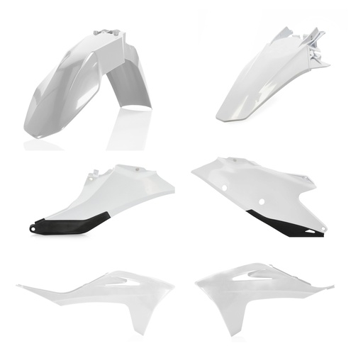 [Acerbis] Kit de plasticos completos [Color: Blanco] GasGas EX 250-300 21-23, EX F 250-350-450 21-23, MC 125-250 21-23, MC F 250-350-450 21-23