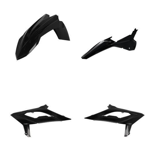 [Acerbis] Kit de plasticos completos [Color: Negro] Beta BLACK