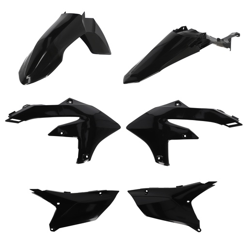 [Acerbis] Kit de plasticos completos [Color: Negro] Yamaha YZ F 250-450 23-25, YZ FX 450 24-26