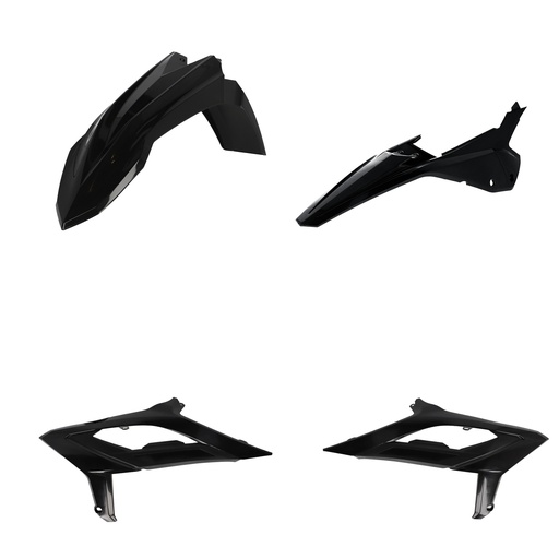 [Acerbis] Kit de plasticos completos [Color: Negro] Beta BLACK