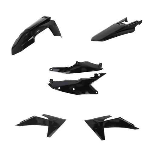 [Acerbis] Kit de plasticos completos [Color: Negro] KTM EXC-F 250-350-450-500 24-25, XC-W 250-300 24-25