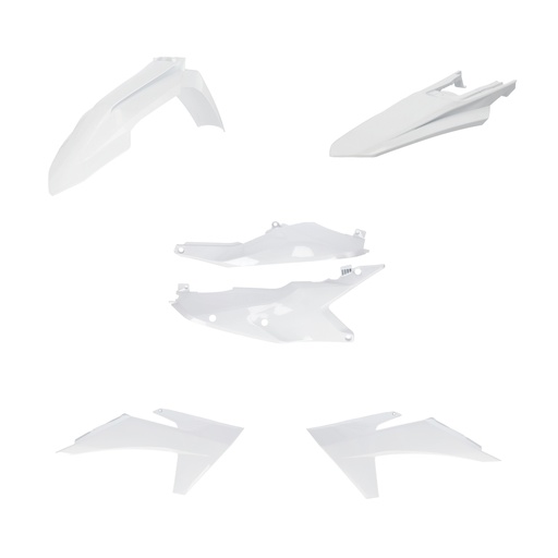 [Acerbis] Kit de plasticos completos [Color: Blanco] KTM EXC-F 250-350-450-500 24-25, XC-W 250-300 24-25