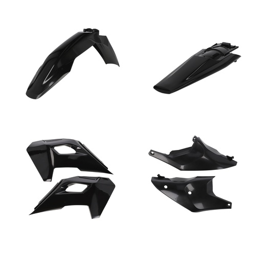 [Acerbis] Kit de plasticos completos [Color: Negro] Husqvarna FE 250-350-450-501 24-25, FE Pro 350 24-25, FE s 350-501 2025, TE 125-250 24-25, TE Pro 300 2025