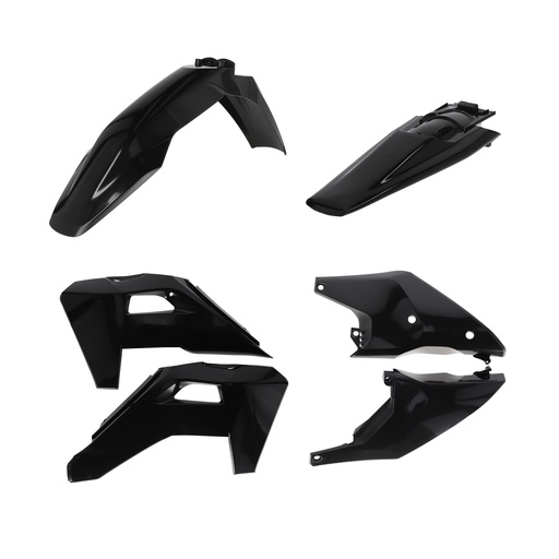 [Acerbis] Kit de plasticos completos [Color: Negro] Husqvarna FC 250-350-450 2025, FX 350 2025, TC 125-150-250-300 2025