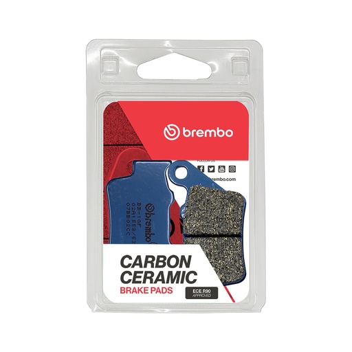 [Brembo] Kit de Pastillas de freno Carbon Ceramic (Carbon Ceramic) (Cerámica) Prime CC Aprilia Tuareg 660 22-24 || BMW F 650-800-900 97-25, F CS 650 01-06, F GS 650-700-750-800-850-900 01-25, F GS Adventure 800-850-900 14-25… (+8 marcas · 58 modelos)