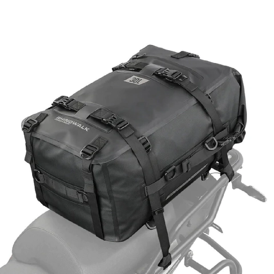 [RHINOWALK] Top case (30L) [Color: Negro] Mochila Bolso Trasero Modular Impermeable