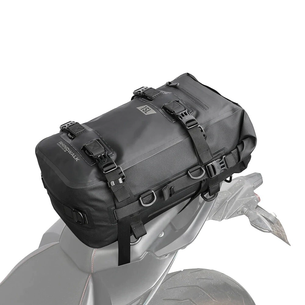 [RHINOWALK] Top case (15L) [Color: Negro] Mochila Bolso Trasero Modular Impermeable