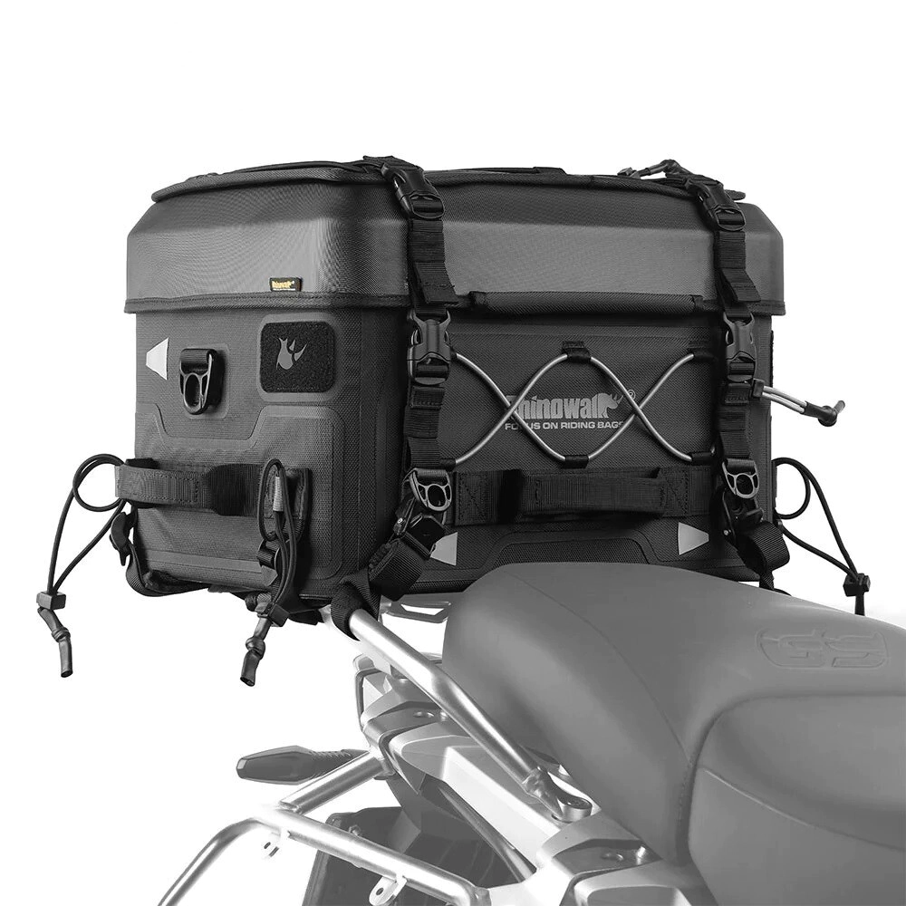 [RHINOWALK] Top case (36L) [Color: Negro] Bolso Trasero Rigido Estanco Fortress Series