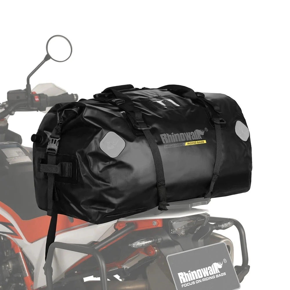 [RHINOWALK] Top case (45L) [Color: Negro] Bolso Trasero Impermeable