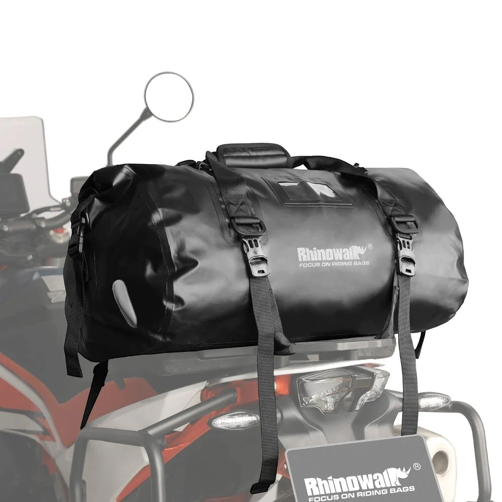 [RHINOWALK] Top case (45L) [Color: Negro] Bolso Trasero Impermeable