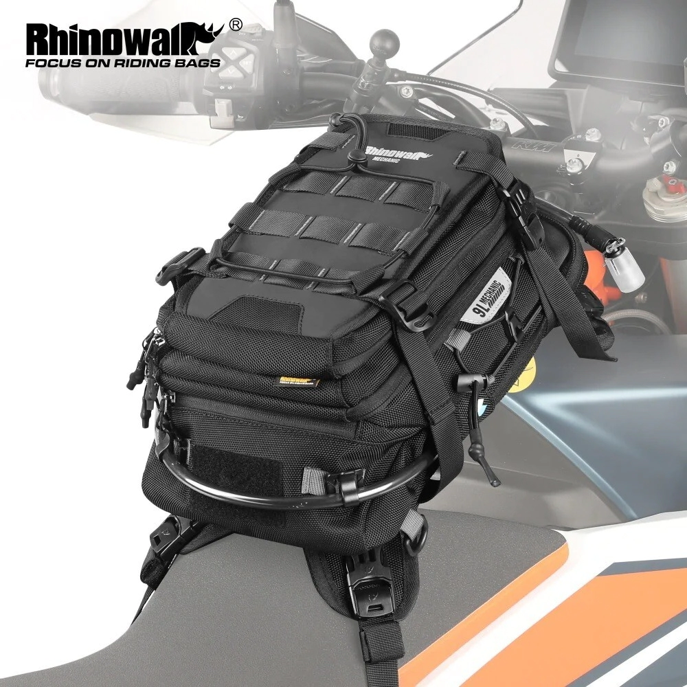 [RHINOWALK] Bolso de tanque Bolsa Hidratacion Impermeable 9L Black