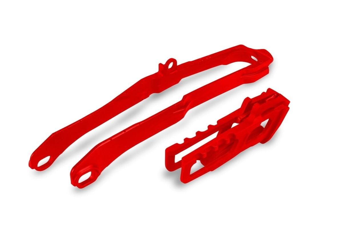 [UFO] Guia Cadenas [Color: ROJO] Cadena Deslizador CRF 250 22 25 450 21