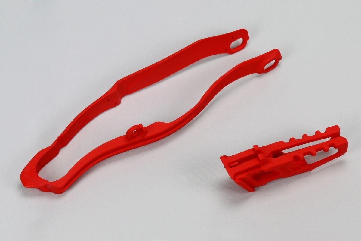 [UFO] Guia Cadenas [Color: ROJO] Cadena Deslizador 14 17 13 16 Honda CRF 250-450 14-17