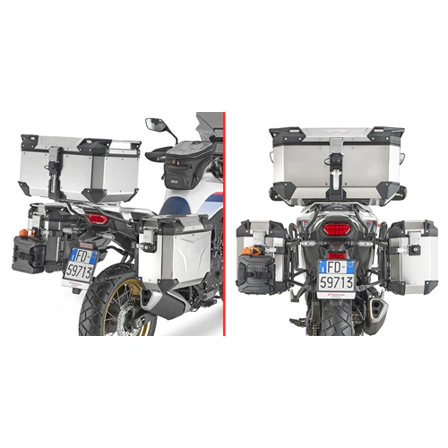 [GIVI] Soporte de baul lateral PL One-Fit CAM Honda XL Transalp 750 23-26