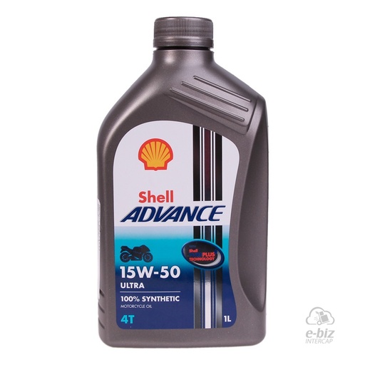 [Shell] Aceite de motor 4T Advance Ultra 15W-50 SNMA2 Sintetico Multigrado