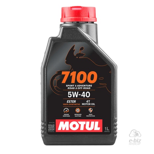 [Motul] Aceite de motor 4T Sintetico 7100 Ester 5W40 1 LT.