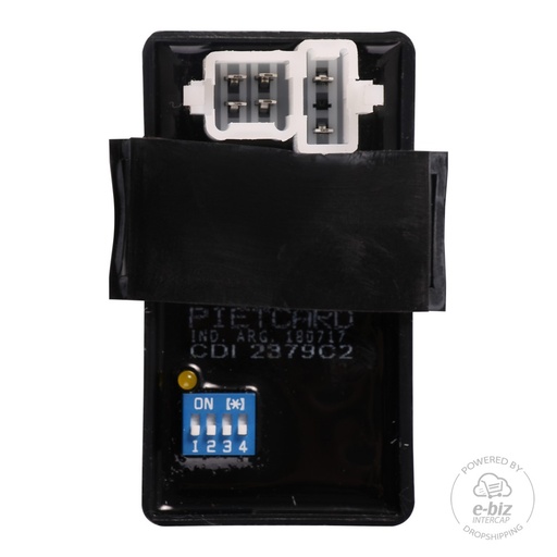 [Pietcard Electronica] CDI alimentacion a Magneto. 2379C2 Dig. Corte Curva Avance Selec. 8C. 2 Curvas Det. Aut. Largo Leva LED