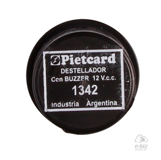 [Pietcard Electronica] Destelladores 1342 Destellador Giro 12V Redondo 2 Terminales Con Zumbador Universal