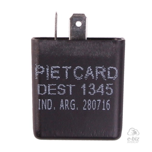 [Pietcard Electronica] Destelladores 1345 Destellador Giro 12V Rectangulo 2 Terminales Con Zumbador Universal