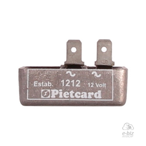 [Pietcard Electronica] Regulador de voltaje [12V] Estabilizador 2 Term. Beta CUATRICICLO PANDA / Zanella SOL TOP 50 / 70 Piaggio VESPINO 50 Y OTRAS