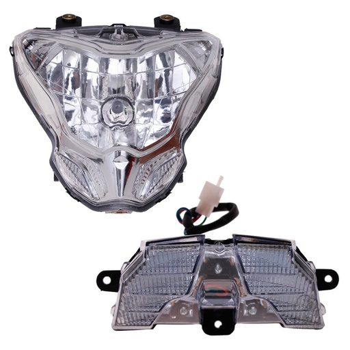 [JFW] Luces y faros Juego Delantero Trasero Bajaj Rouser NS 200 2018