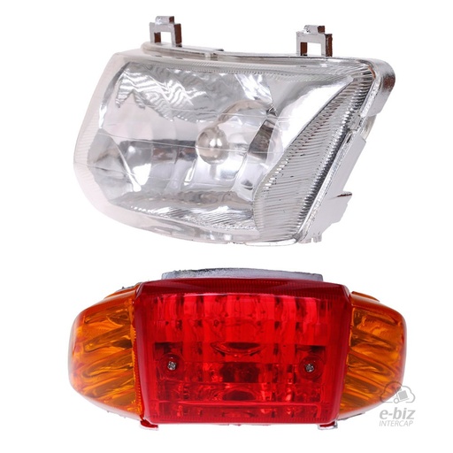[JFW] Luces y faros Juego Delantero Trasero Honda Wave 100