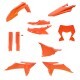 [Acerbis] Kit de plasticos completos [Color: Negro] Plastic KTM EXC-F 250-350-450-500 2026, XC-W 150-250-300 2026