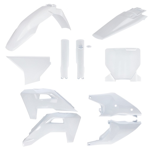 [Acerbis] Kit de plasticos completos [Color: Negro] Husqvarna FC 250-350-450 2025, FX 350 2025, TC 125-150-250-300 2025