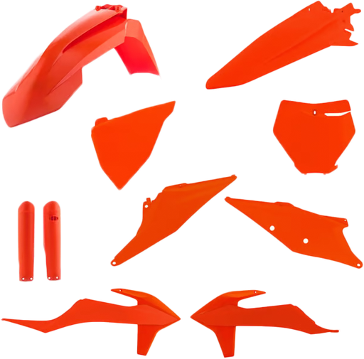 [Acerbis] Kit de plasticos completos [Color: Negro] KTM SX 125-250 23-24, SX-F 250-350-450 23-24, XC-F 250-350-450 23-24