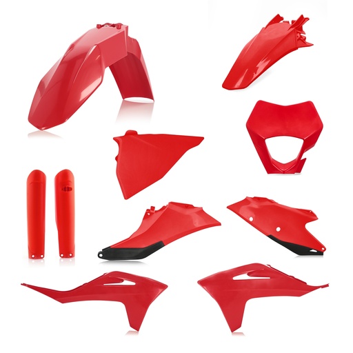 [Acerbis] Kit de plasticos completos [Color: Negro] GasGas EC 250-300 21-23, EC F 250-350 21-23