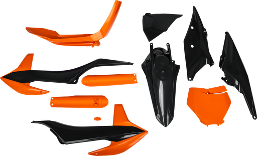 [Acerbis] Kit de plasticos completos [Color: Negro] Plastic KTM SX 125-150-250 19-22, SX-F 250-350-450 19-22, XC-F 250-350-450 19-22