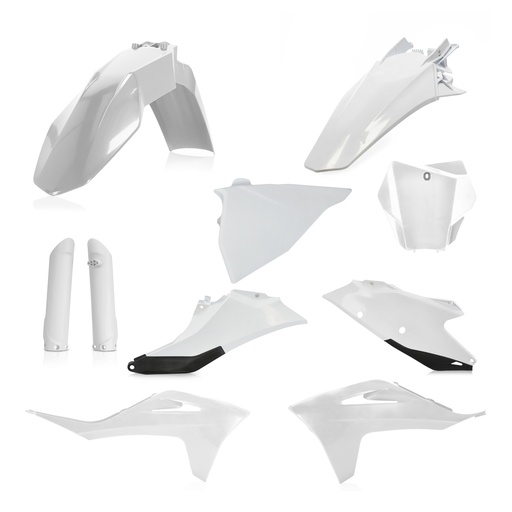 [Acerbis] Kit de plasticos completos [Color: Negro] GasGas EX 250-300 21-23, EX F 250-350-450 21-23, MC 125-250 21-23, MC F 250-350-450 21-23