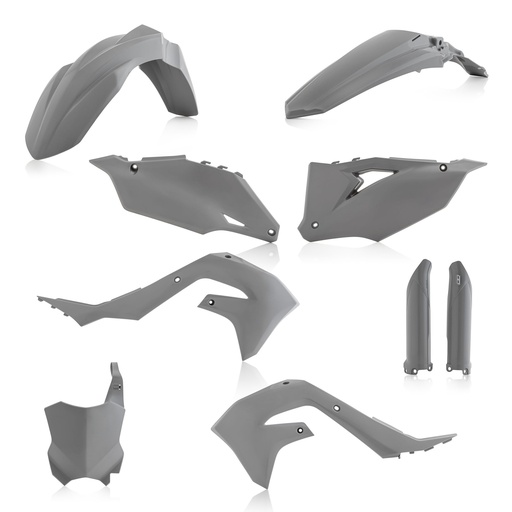 [Acerbis] Kit de plasticos completos [Color: Negro] Plastic Kawasaki KX 250-450 21-24, KX F 250-450 19-24