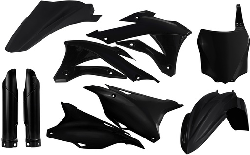 [Acerbis] Kit de plasticos completos [Color: Negro] Kawasaki KX 85-100 14-21