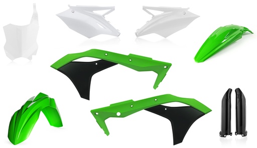 [Acerbis] Kit de plasticos completos [Color: Negro] Plastic Kawasaki KX F 250 2017