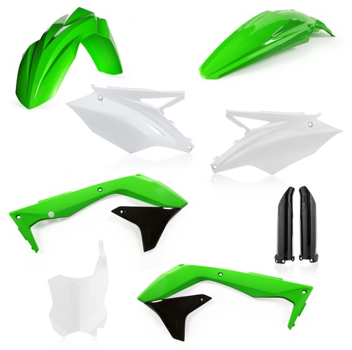 [Acerbis] Kit de plasticos completos [Color: Negro] Plastic Kawasaki KX F 450 16-17