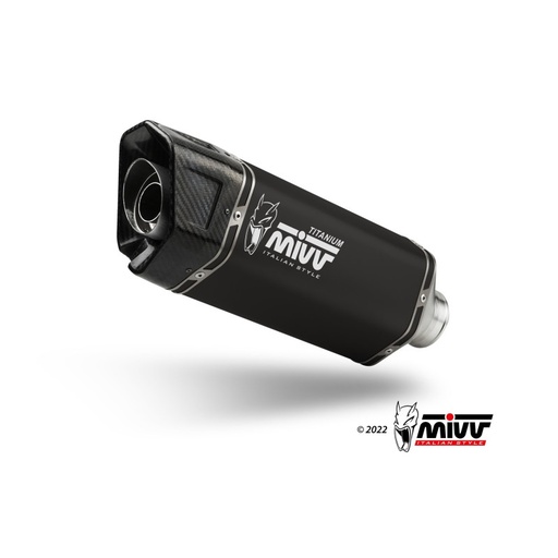 [MIVV] Escape Completo 2X1 SR-1 Black Titanio colector inox Yamaha T-MAX 560 2025-26